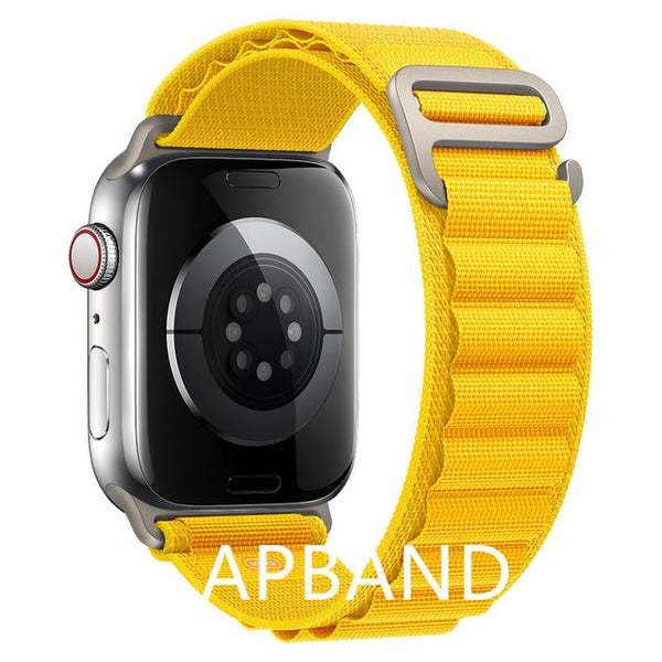 Alpine loop strap For apple watch band 49mm 45mm 41mm 44mm 40mm Nylon watchband bracelet belt iwatch