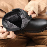 Winter Women Ankle Boots Butterfly-Knot Fashion Women Platform Shoes Lady Black